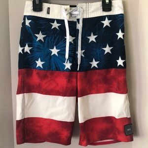 Boys Vans board shorts sz 23 (10)